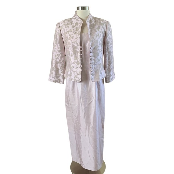 Jessica Howard Two Piece Gown Dress & Jacket Size 6 Excellent Condition - Picture 14 of 14